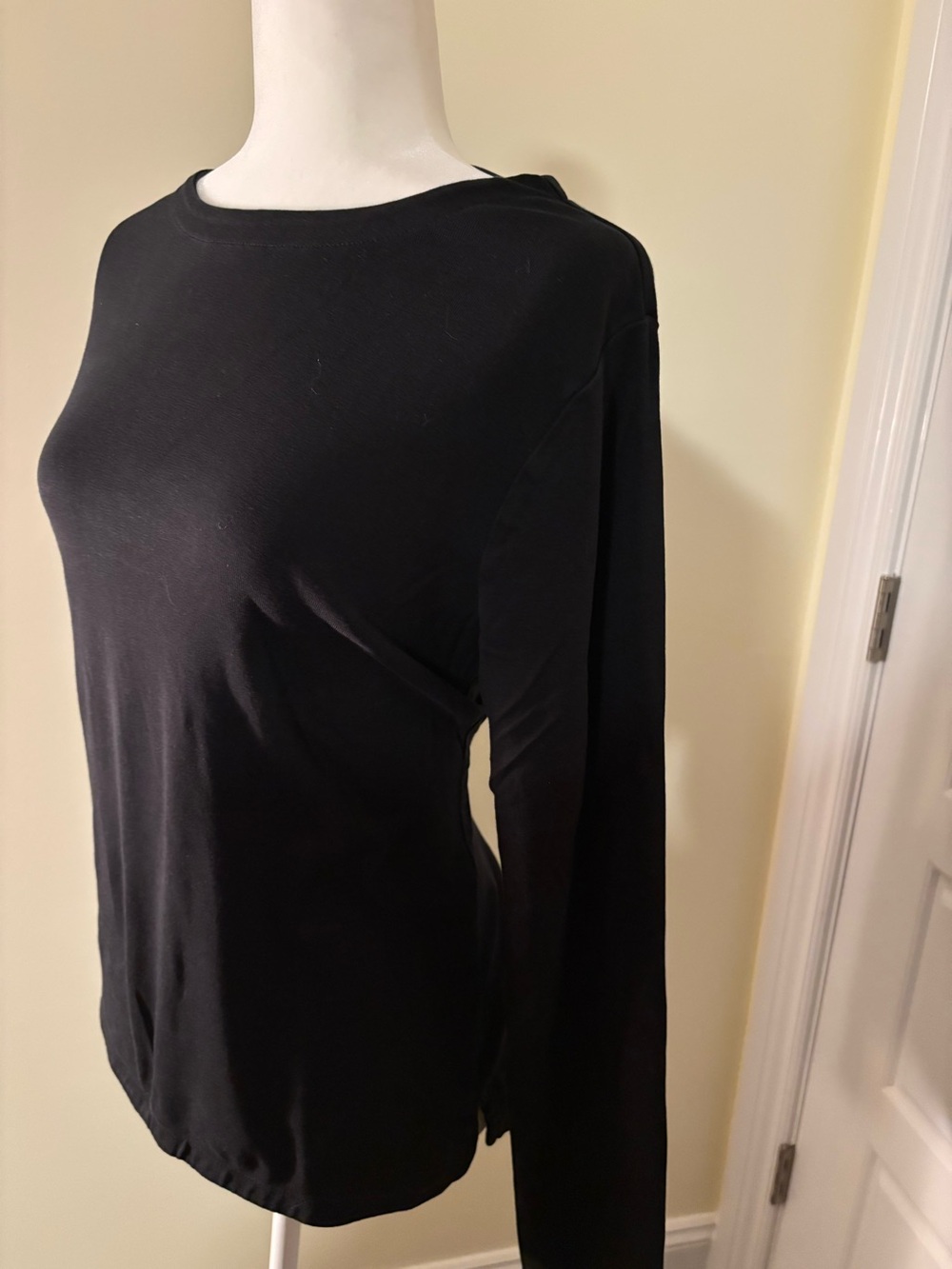 J. Jill Pima Crew Neck  Long-Sleeve Tee